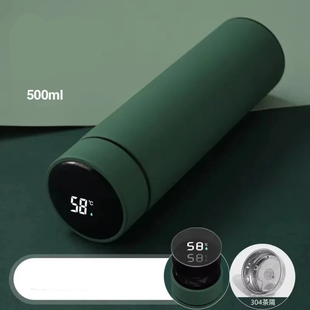 304 stainless steel thermos cup smart display vacuum water cup
