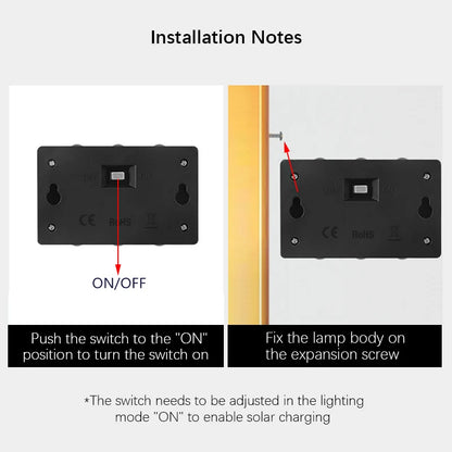 Outdoor Solar Wall Lamp