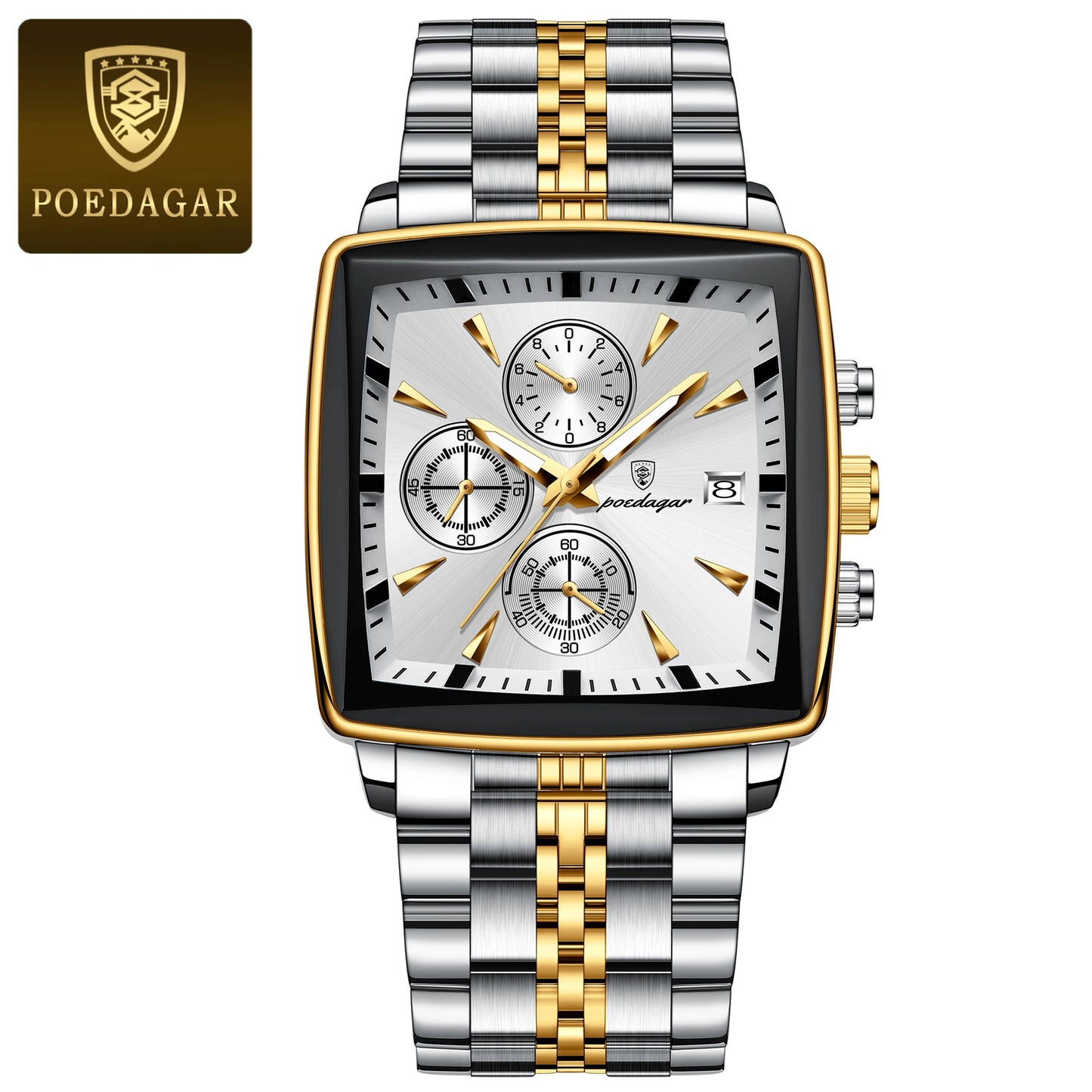 POEDAGAR Luxury Square Sport Man