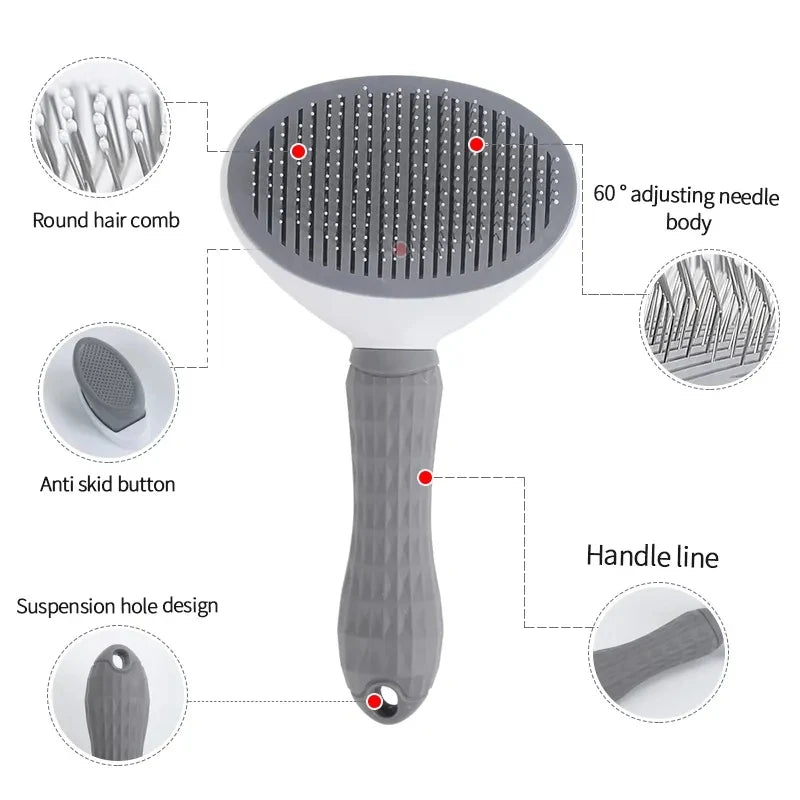 Cleaning Pet Grooming Brush