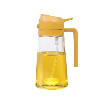 2-in-1 Oil Sprayer Dispenser Bottle