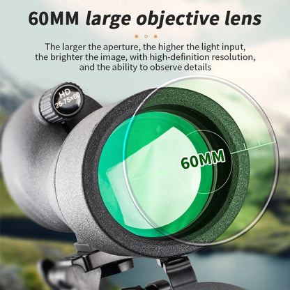 25-75x60 HD Spotting Scope Monocular