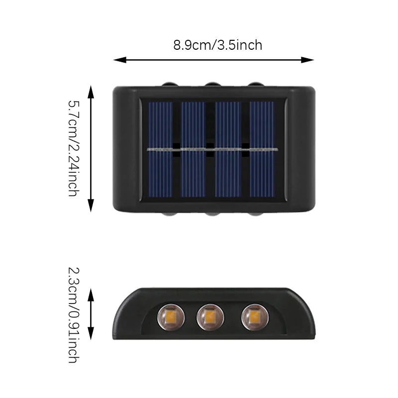 Outdoor Solar Wall Lamp