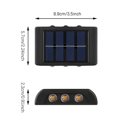 Outdoor Solar Wall Lamp