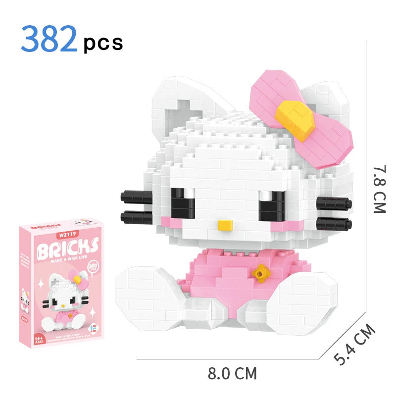Cute Cinnamoroll DIY Block Toy Gift