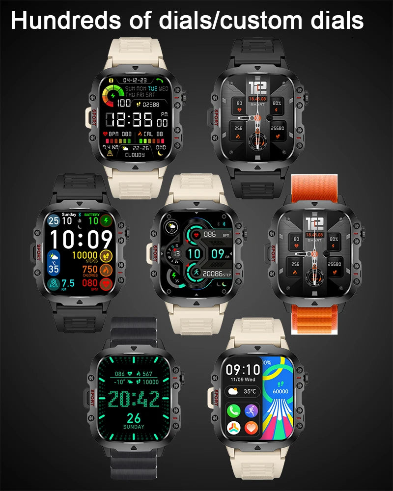Waterproof Smartwatch with Health Monitoring