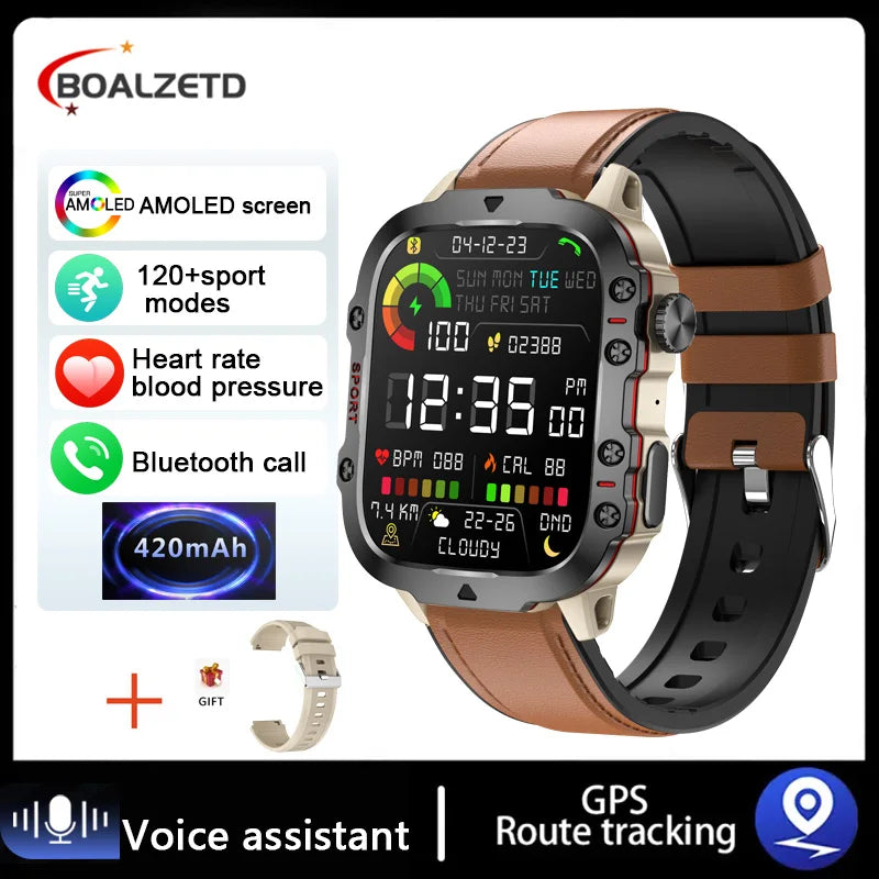 Waterproof Smartwatch with Health Monitoring