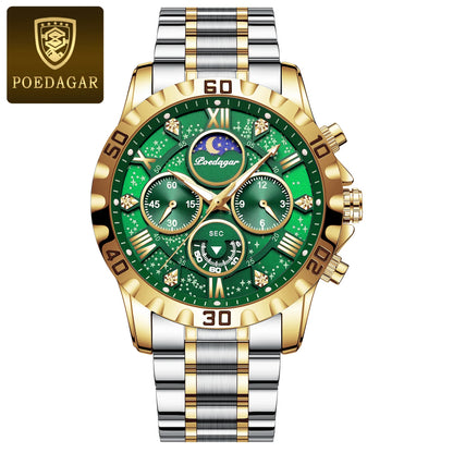 Luxury Stainless Steel Quartz Watch