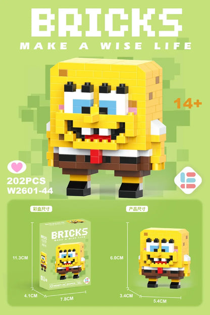 Cartoon Building Block Toys for Kids