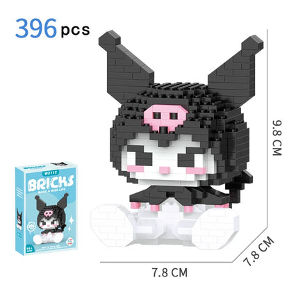 Cute Cinnamoroll DIY Block Toy Gift