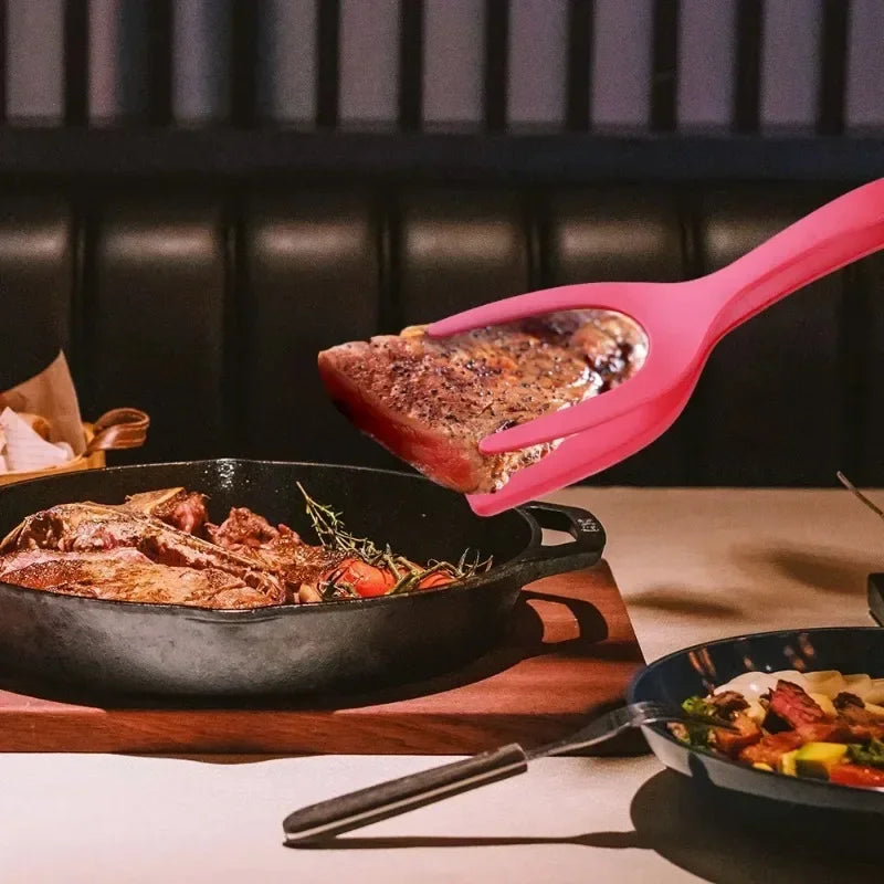 2-in-1 Spatula Tongs for Cooking