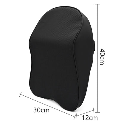 3D Nappa Leather Car Neck Pillow Pain Relief Travel Neck Support