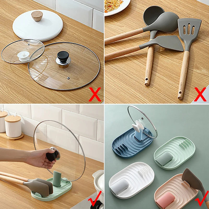 Foldable Nordic Style Pot Holder Rack Practical Multifunctional