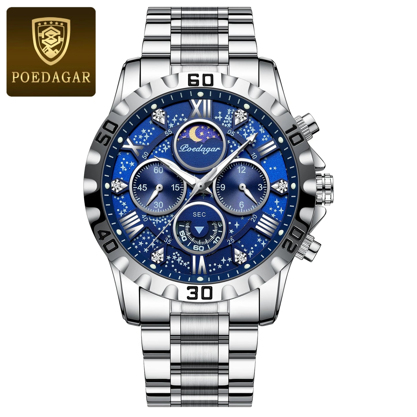 Luxury Stainless Steel Quartz Watch
