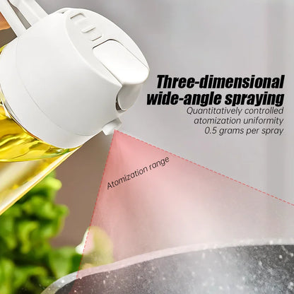 2-in-1 Oil Sprayer Dispenser Bottle