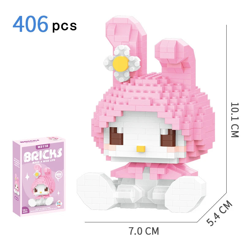 Cute Cinnamoroll DIY Block Toy Gift