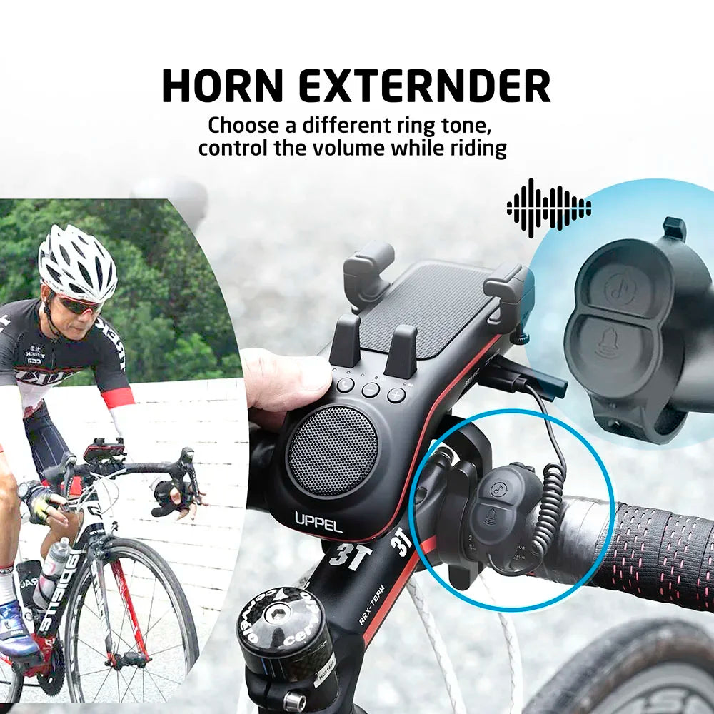 10-in-1 Bike Light Phone Holder Set
