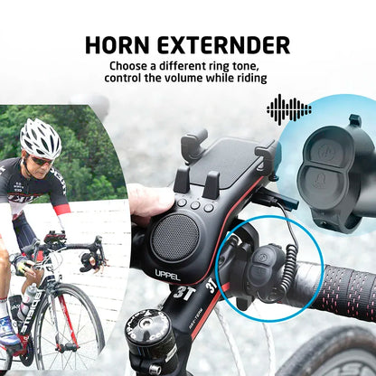 10-in-1 Bike Light Phone Holder Set