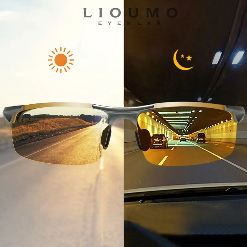 Top Anti-glare Day Night Vision For Driving, Polarized, Photochromic