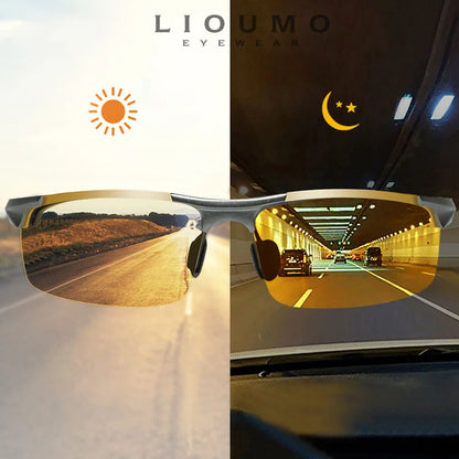 Top Anti-glare Day Night Vision For Driving, Polarized, Photochromic
