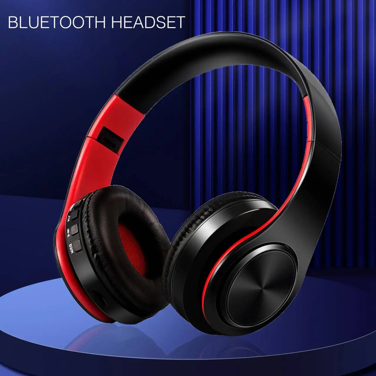 Foldable Original Wireless Headsets Bluetooth Headphones Stereo Sound Earphones with Mic and SD card slot