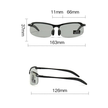 Men Sunglasses Photochromic Polarized Driving